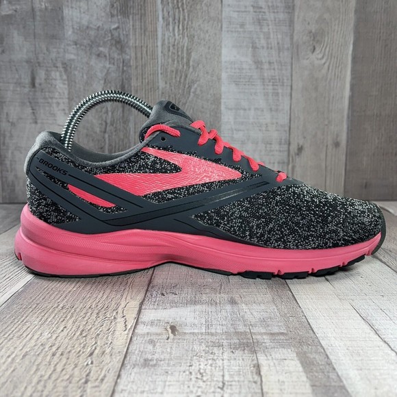Brooks Launch 4 Women's Running Shoes Sneakers Gray Pink Size 9B 1202341B018 - Picture 5 of 11